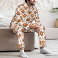 thumbnail image 7 of Lsque Cute Squirrel Pattern Long Sleeve Pajama Set for Men - Soft 2-Piece Sleepwear and Loungewear Set with Pockets, Comfy Nightwear-Small, 7 of 7