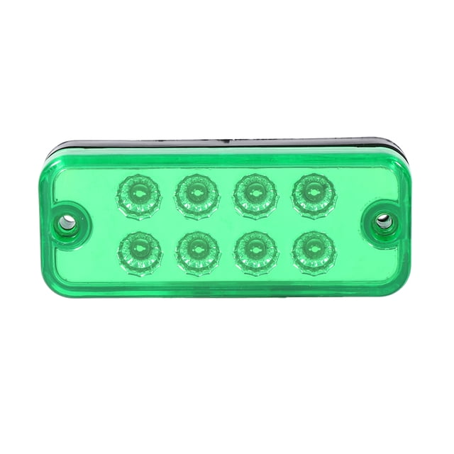 Marker Lamps,Akozon 6pcs 8 LED Clearance Side Marker Light Indicator Lamp Truck Trailer Lorry