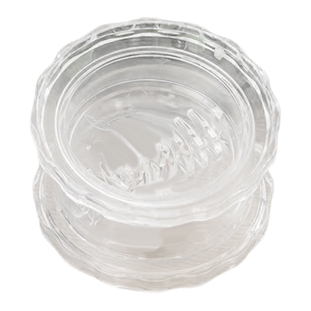 Plastic garlic box strainer garlic mixer crusher kitchen creative small tool.(1PCS Clear,3.14")