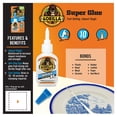 thumbnail image 2 of Super Glue Gorilla XL, 25 g, transparente, multiusos, paquete de 2, 2 of 8