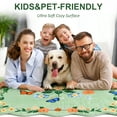 thumbnail image 3 of Pentantan Floral Area Rugs 5'x7', Machine Washable Rug for Living Room Non-Slip Vintage Soft Indoor Carpet for Bedroom, Dining Room, Playroom, Office, Green, 3 of 9