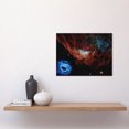thumbnail image 2 of Hubble Space Telescope Image Cosmic Reef Red And Blue Nebula Cosmic Starbirth Interstellar Gas Satellite Galaxy Unframed Wall Art Print Poster Home Decor Premium, 2 of 5