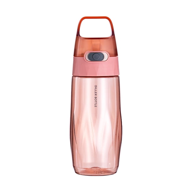 Billuyoard Sippy Cup Portable Conveniente Multifuncional Botella de agua de gran capacidad Botellas deportivas a prueba de fugas Deportes para el hogar Teteras Rosa 700ml Billuyoard HA080677-04