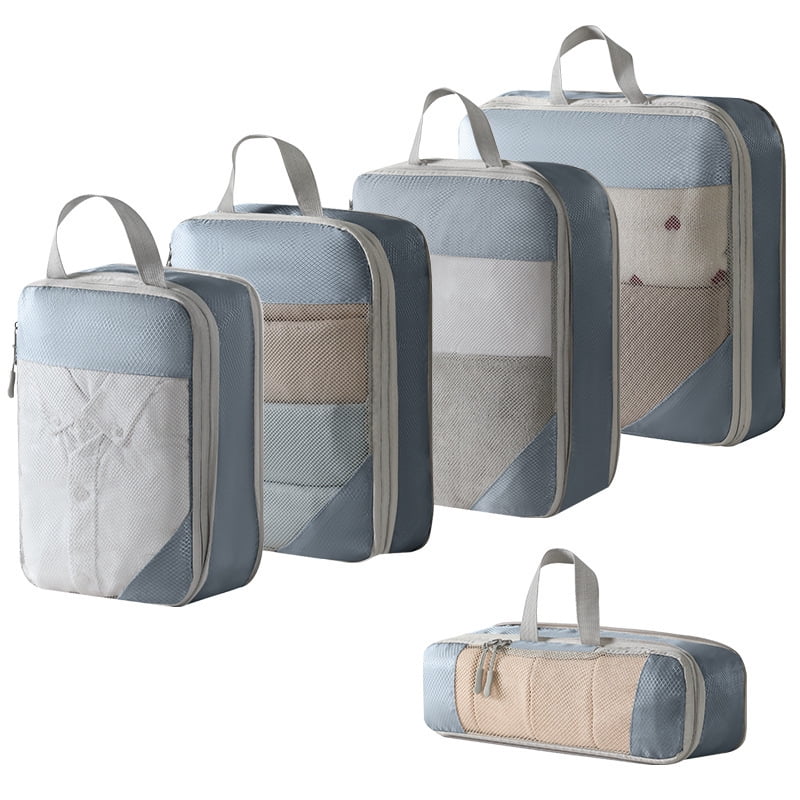 Compression Packing Cubes for Suitcases Travel Accessories Expandable Packing Organizers Lightweight Travel Organizer Cubes