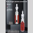 thumbnail image 2 of 15 in 1 ratchet screwdriver head multi-function combination screwdriver cross combination set irregular screwdriver screwdriver, 2 of 8