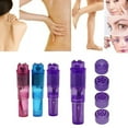 thumbnail image 2 of 3pcs Super Relieve Stress Mini Full Body Face Shoulder Massager Pocket Travel Rocket ，Includes 4 interchangeable heads（blue+pink+）, 2 of 7