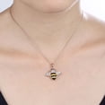 thumbnail image 2 of SIfdSeng Collier Pendentif Abeille en Or Rose Éléments Colliers pour Femmes, 2 of 5