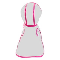 Tainini Pet Dog Raincoat Clear Pet Waterproof Clothes Hooded Rain Jacket Rainwear for Cat,Dog-XXL