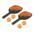 thumbnail image 1 of s Set, Set of 2 Rackets and 4 Pickleballs Orange, 1 of 8
