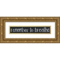 thumbnail image 1 of Shamp, Cindy 14x6 Gold Ornate Wood Framed with Double Matting Museum Art Print Titled - Breathe, 1 of 4