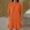 Orange, variant on ClodeEU Women's Short Sleeve Crew Neck Ruffle Hem Mini Dress,Casual T-Shirt Swing Dress Black,Women's Plus L