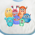 thumbnail image 4 of Inktastic Halloween Monsters Boys or Girls Baby Bib, 4 of 4