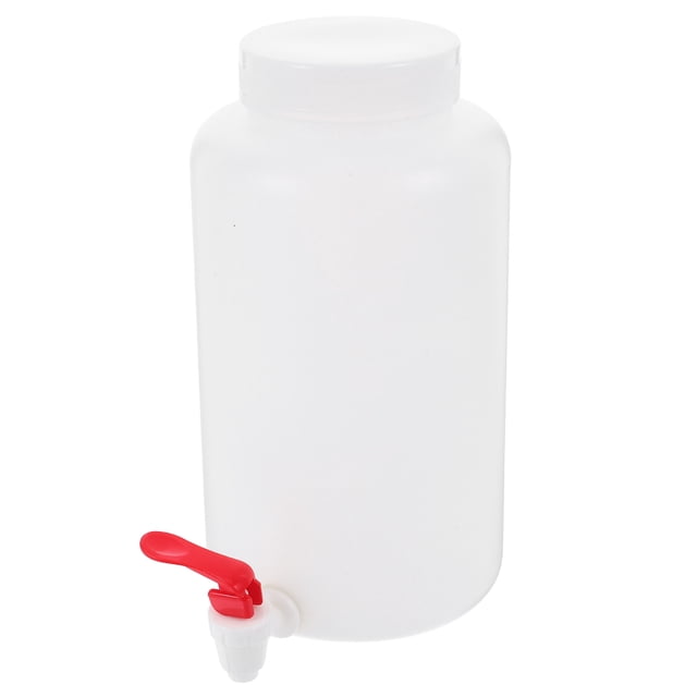 Bouteille Distributrice en Plastique Bouteille à Robinet Bouteille de Réactif de Laboratoire Récipient à Robinet Pichet de Distribution d'Eau Pichet à Robinet en Plastique Distributeur de Laboratoire Distributeur à Robinet Bouteille