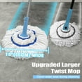 thumbnail image 7 of NEWE Self Wringing Twist Mop with 55 inches Handle for Floor Cleaning (Blue), 7 of 7