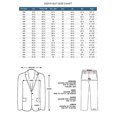 thumbnail image 2 of Fortino Landi Men's 3 Piece Poly Striped Suit 5 Button 37" Length Jacket w/ Vest #29198 (48 Regular, Brown), 2 of 3
