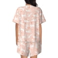 thumbnail image 3 of Lsque Cute Poodle Dog Women's Short-Sleeved Pajama Set - 2 Piece Soft and Lightweight Sleepwear Set-4X-Large, 3 of 9