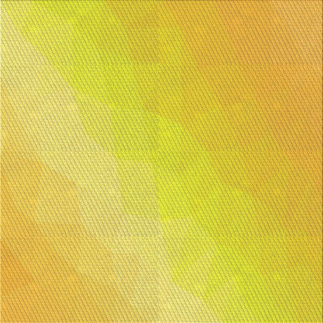 Ahgly Company Machine Washable Indoor Square Transitional Canary Yellow Area Rugs, 5' Square