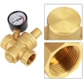 thumbnail image 4 of Brass Water Pressure Reducer, Dn20 Brass Adjustable Water Pressure Regulator Reducer With Gauge, 4 of 5