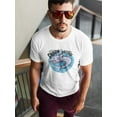 thumbnail image 2 of Shark Attack Print T-Shirt Men -Image by Shutterstock, Male Small, 2 of 4