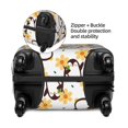 thumbnail image 3 of Haiem Penguin With Flowers Luggage Cover Printed Suitcase Covers for Luggage Elastic Washable Suitcase Protector Fits 18-32 Inch Luggage-Large, 3 of 5