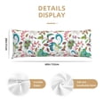 thumbnail image 2 of Body Pillow Cover - Soft Body Pillow Pillowcase, Fairy flower A Breathable Long Body Pillow Case Cover with Invisible Zipper 20x60in, 2 of 5