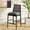Gray/Black, variant on Safavieh Reinhardt Traditional Mid Back Wood and Rattan Stools, White/Ivory