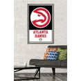 thumbnail image 2 of NBA Atlanta Hawks - Logo 21 Wall Poster, 22.375" x 34", Framed, 2 of 3