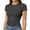 CL53_Dark Gray, variant on Lumtrix Womens Short Sleeve T Shirts - Summer Slim Fit Y2k Basic Tee Casual Crew Neck Tops for Workout Wine 2XL