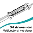 thumbnail image 3 of Swivel Peeler, Stainless Steel,grater For Kitchenblack, Silver1pcs, 3 of 5