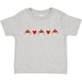 thumbnail image 3 of Inktastic Sock Monkey Heart Border Boys or Girls Toddler T-Shirt, 3 of 5