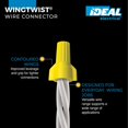 thumbnail image 2 of Conector de cable eléctrico Ideal Industries 773340 amarillo 10/bolsa, 2 of 7