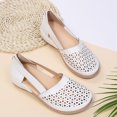 thumbnail image 6 of 50% off Summer! TMOYZQ Wedge Sandals for Women, Summer Closed Round Toe Roman Sandals with Arch Support Casual Outdoor Walking Sandals Lightweight Slip On Shoes, 6 of 6