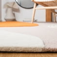 thumbnail image 4 of SAFAVIEH Rodeo Drive Dusan Abstract Area Rug, Ivory/Light Pink, 6' x 6' Round, 4 of 11