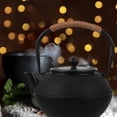 thumbnail image 4 of unbranded Kettle De Hierro Fundido Negro Seguro Para Con De Acero Y Gran Capacidad, 4 of 6