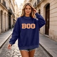 thumbnail image 5 of Women Polka Dot Mockneck Sweatshirt Preppy Oversized Graphic Loose Sweatshirt Y2k Long Sleeve Pullover Top XL, 5 of 5