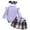 Purple, variant on Baby Girl Clothes Newborn Baby Girl Clothes Toddler Long Sleeve Ruffle Romper Top Infant Skirt Set Little Girl Overall Dress Size 9 12 Months,(Pink 9-12 Months)