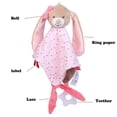 thumbnail image 4 of Juguetes de peluche para bebé, oso de dibujos animados, conejito, toalla tranquilizadora, muñeco tranquilizador para recién nacido, toalla suave y reconfortante, juguete para dormir, regalo, CM042C-, 4 of 5