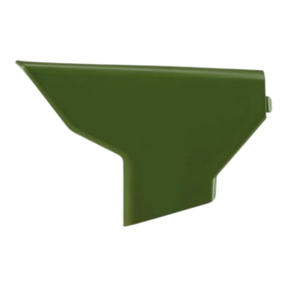 Polisport Air Box Cover-Green- for Husqvarna TC/FC (2023-2024), TE/FE (2024) - OEM Fit - Durable Gloss Polypropylene - Injection Molded