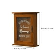 thumbnail image 2 of Wooden Wall Mount Key Holder with 6 Hooks for Home Office Entryway Decor, 2 of 5