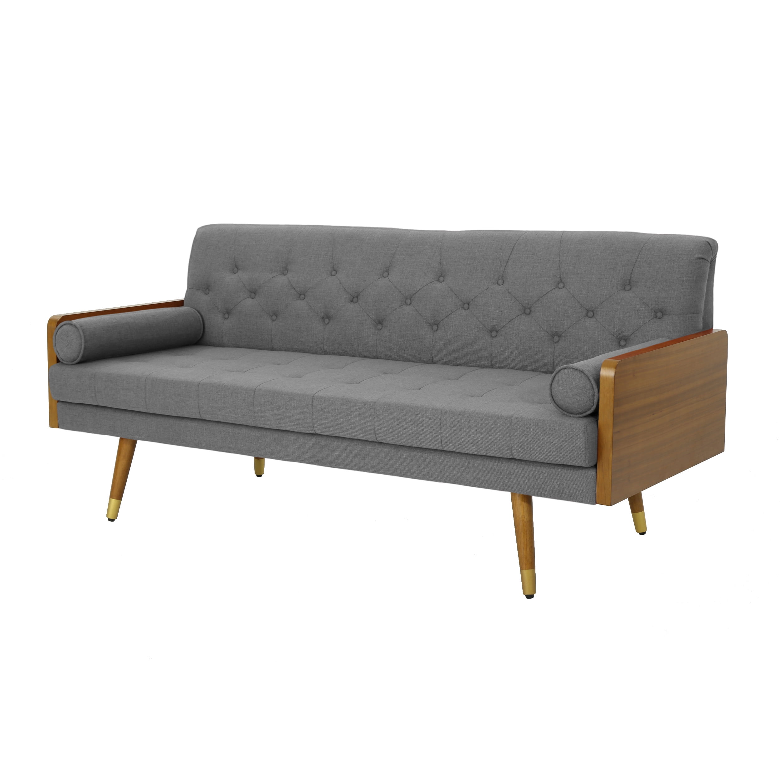 GDF Studio Sofa, Gray Fabric