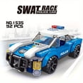 thumbnail image 1 of Police Car, Assembled Small Particle Building Blocks, Educational Toys For Boys, Holiday Gifts, 1 of 5