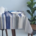 thumbnail image 4 of Abstract Navy Blue Table Cloth Waterproof Tablecloths, Vintage Grey Street Painting Art Tablecloth Dining Table Cover for Kitchen Party Tabletop Outdoor, Rectangle Tablecloth 60x120 Inch, 4 of 9