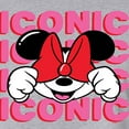 thumbnail image 3 of Mickey & Friends - Iconic Minnie - Juniors Cropped Cotton Blend T-Shirt, 3 of 5