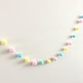 thumbnail image 4 of Walbest Nordic Style Multicolor Handmade Wool Felt Ball Garland 30 Pom Pom Balls Garland Strings for Bedroom Birthday Party Nursery Wall Hanging Decor, DIY Easter Pom Pom Garland, 4 of 7