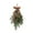 D, variant on Christmas Swags for Decorating Outdoor, Garland Winter Swag Teardrop Ornament Pine Cone red Bow Decorative Props Pendant Wall Hanging for Front Door Indoor Outdoor Wall Hanging Wreaths Decor,C