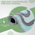 thumbnail image 5 of BNM Country Road Kids Indoor Area Rug, 5' x 7' 6", Pine Green, 5 of 14