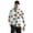 White, variant on WTOBBY Quick-Dry Lightweight Camouflage Print Hooded Sports Jacket, Windproof Rainproof Sun Protective UPF 50 for Unisex Children and Adults, Ideal for Summer Training Running,Black 110