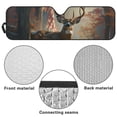 thumbnail image 6 of HUIAOCNG Elk Camo Upgrade Windshield Sun Shade for Jeep Wrangler TJ JK JKU 1997-2018, Foldable Windshield Sun Visor Blocks UV Rays, 6 of 6