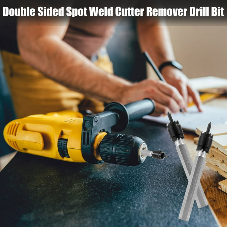 KIMISS Spot Weld Cutter Drill Bit Set – 3Pcs HSS CO Cobalt Bits (6.5mm, 8mm, 10mm) For Removing Sheet Metal Welds