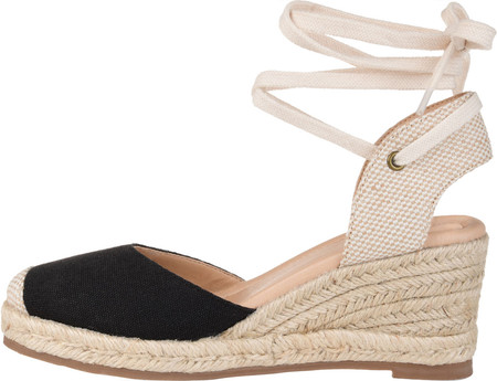 journee collection monte espadrille wedge sandal